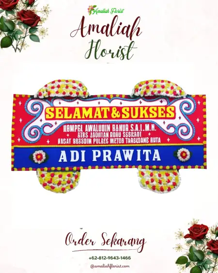 Papan Bunga Ucapan Selamat Ambokulon